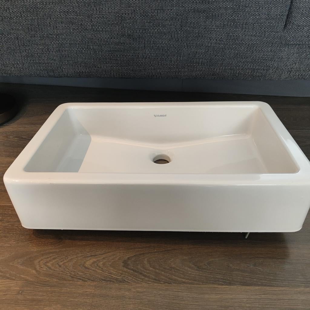 Duravit opbouw waskom 60 x 40 cm, 2 stuks., Ophalen, Gebruikt, Steen, Wastafel