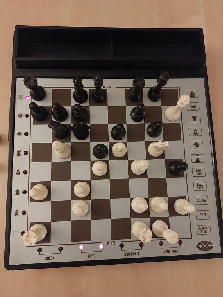 Computachess II CGX 002 vintage 1982 Schaakcomputer, Hobby en Vrije tijd, Denksport en Puzzels, Gebruikt, Schaken, Minder dan 500 stukjes