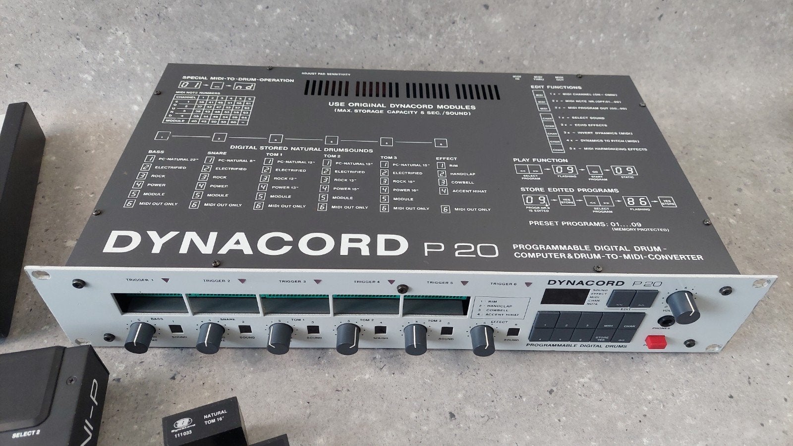 👉 3x Drum machine set!🔹️Dynacord 80's - 8-bit +cards! Rare, Ophalen of Verzenden, Gebruikt, Overige merken