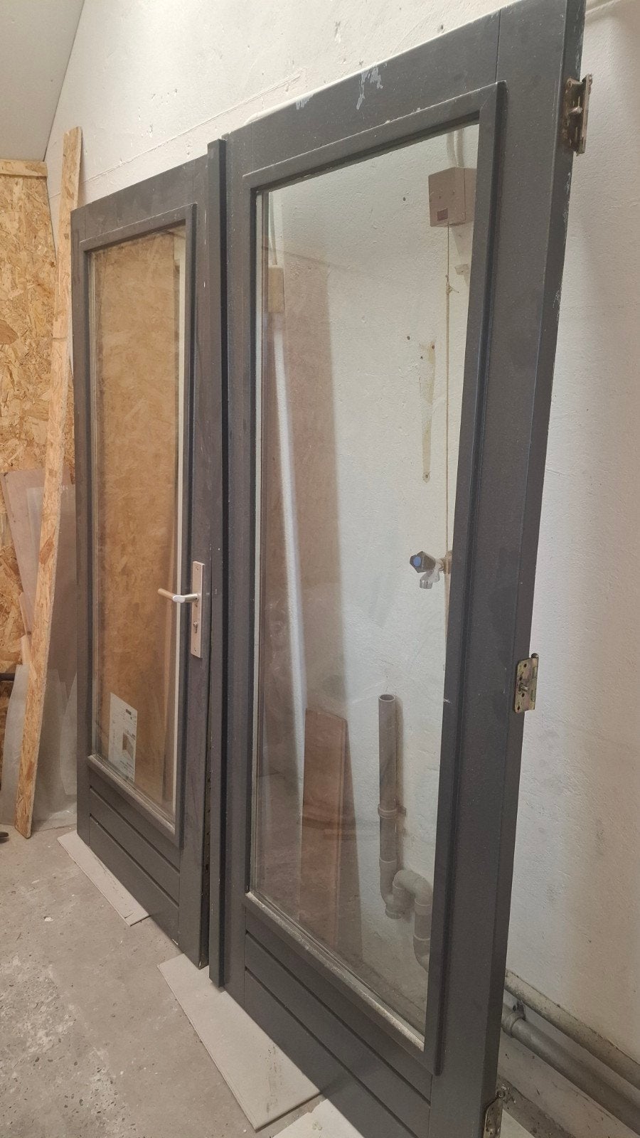 deuren, Deurkozijn, Zo goed als nieuw, 150 tot 225 cm, Inclusief glas