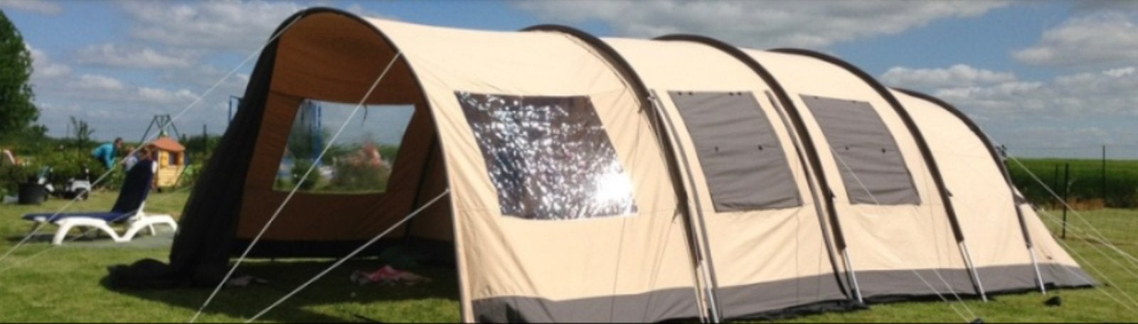 Basecamp Ambato V Deluxe, Caravans en Kamperen, Tenten, Ophalen, Gebruikt