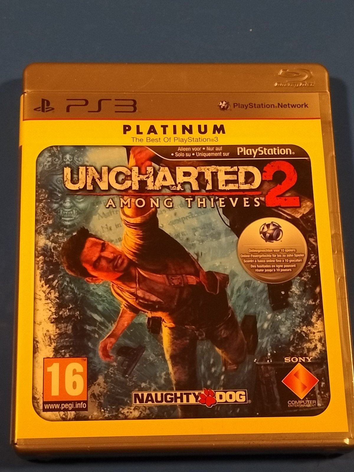 Uncharted 2: Among Thieves Platinum Edition PS3, Avontuur en Actie, Online, Ophalen of Verzenden, Zo goed als nieuw