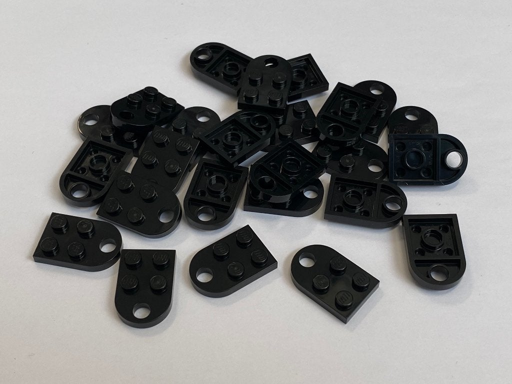 Partij 25x nieuwe 3x2 lego plaatjes met gat, diverse kleuren, Overige thema's, Lego, Nieuw, Ophalen of Verzenden
