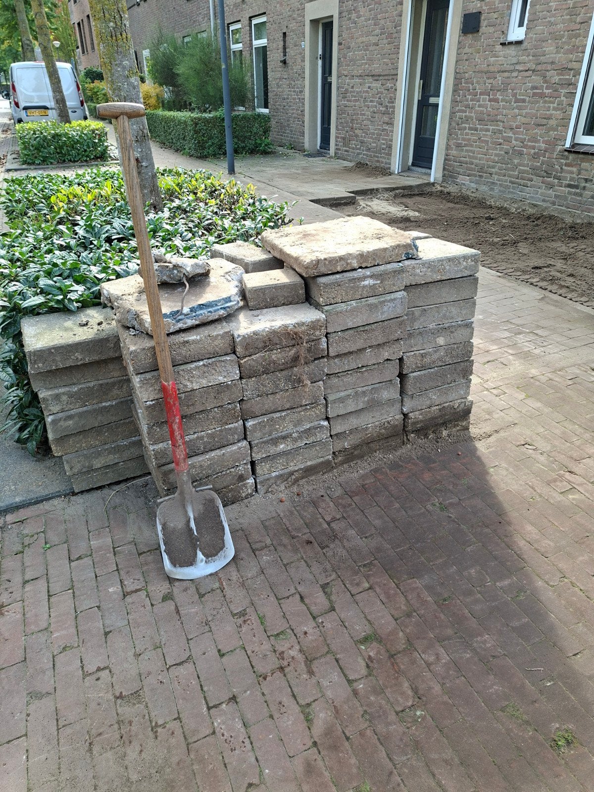 GRATIS afhalen dikke tegels, Ophalen, Gebruikt, Beton, Terrastegels