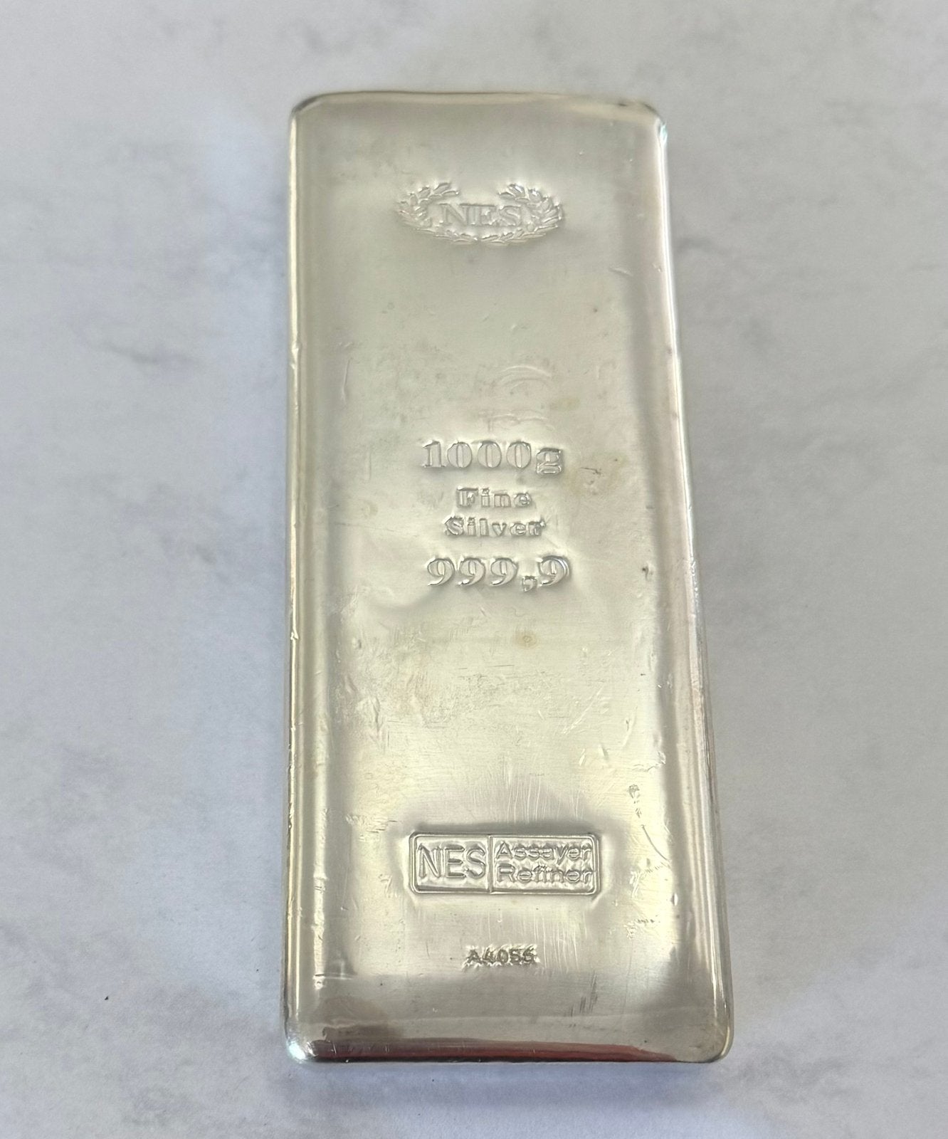 1 kilo Zilverbaar NES / Norddeutsche Edelmetall Scheideans, Ophalen of Verzenden, Zilver
