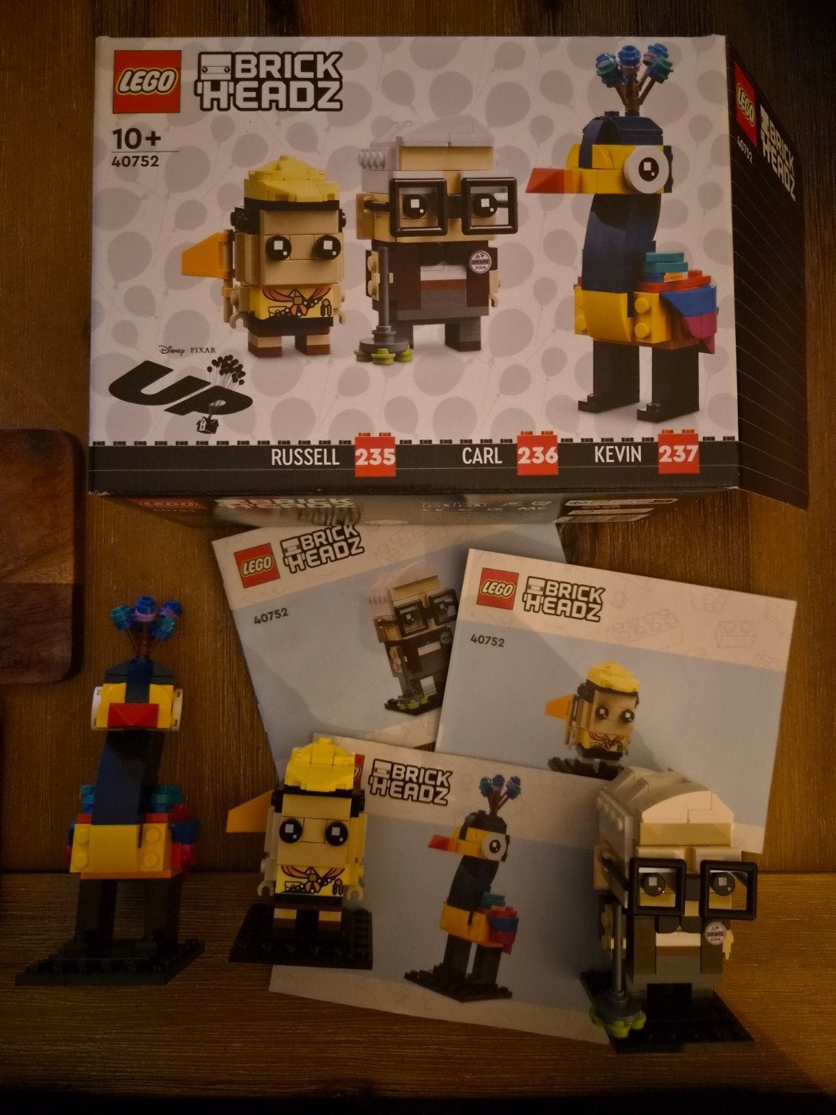 LEGO BrickHeadz Disney Pixar UP Russell, Carl, Kevin 40752, Ophalen of Verzenden