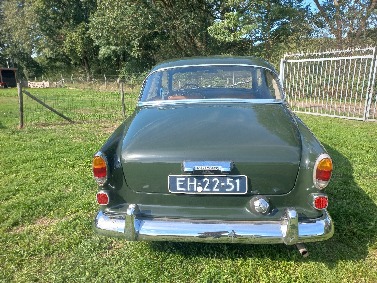 Volvo Amazon B20 motor Open dak 1965 Groen, IN GOEDE STAAT., foto 4