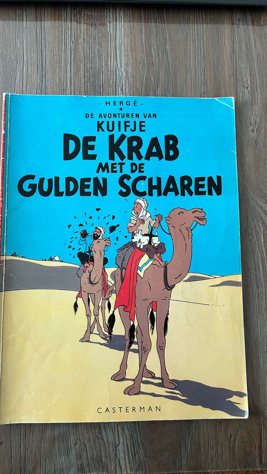 Kuifje De krab met de gulden scharen 1966, Eén stripboek, Ophalen of Verzenden, Gelezen
