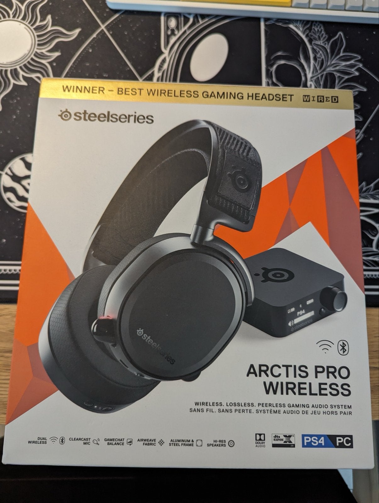 SteelSeries Arctis Pro Wireless Gaming Headset, Ophalen, Gaming, Bluetooth, Zo goed als nieuw