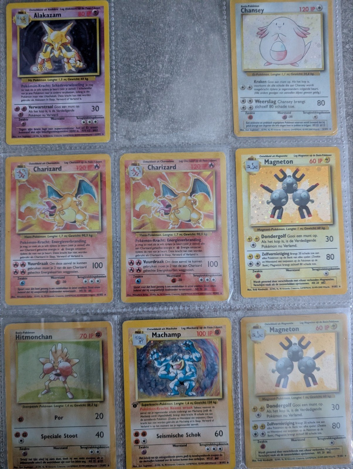 Pokémon Base 1 Set + fossil jungle en extra NL, Ophalen of Verzenden, Gebruikt