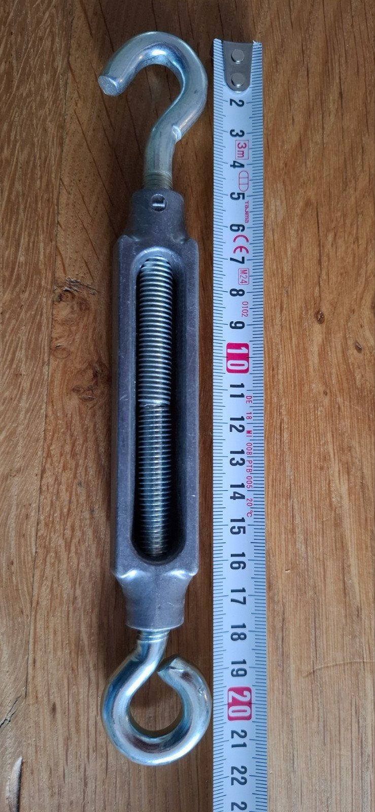 SPANSCHROEF M10 met haak en oog  NIEUW, Doe-het-zelf en Verbouw, Ophalen of Verzenden, Nieuw, 100 tot 250 mm, Overige typen