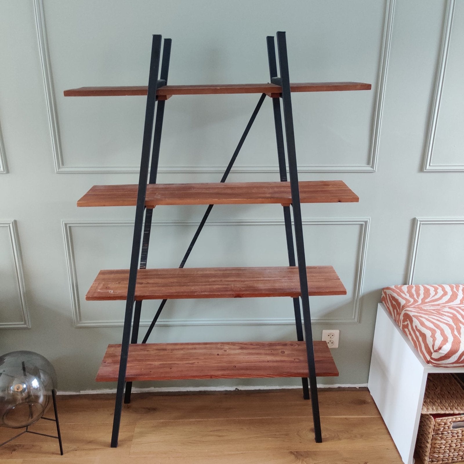 Industriële kast met planken - 163x100x30 cm, Ophalen, Met plank(en), Gebruikt, 100 tot 150 cm