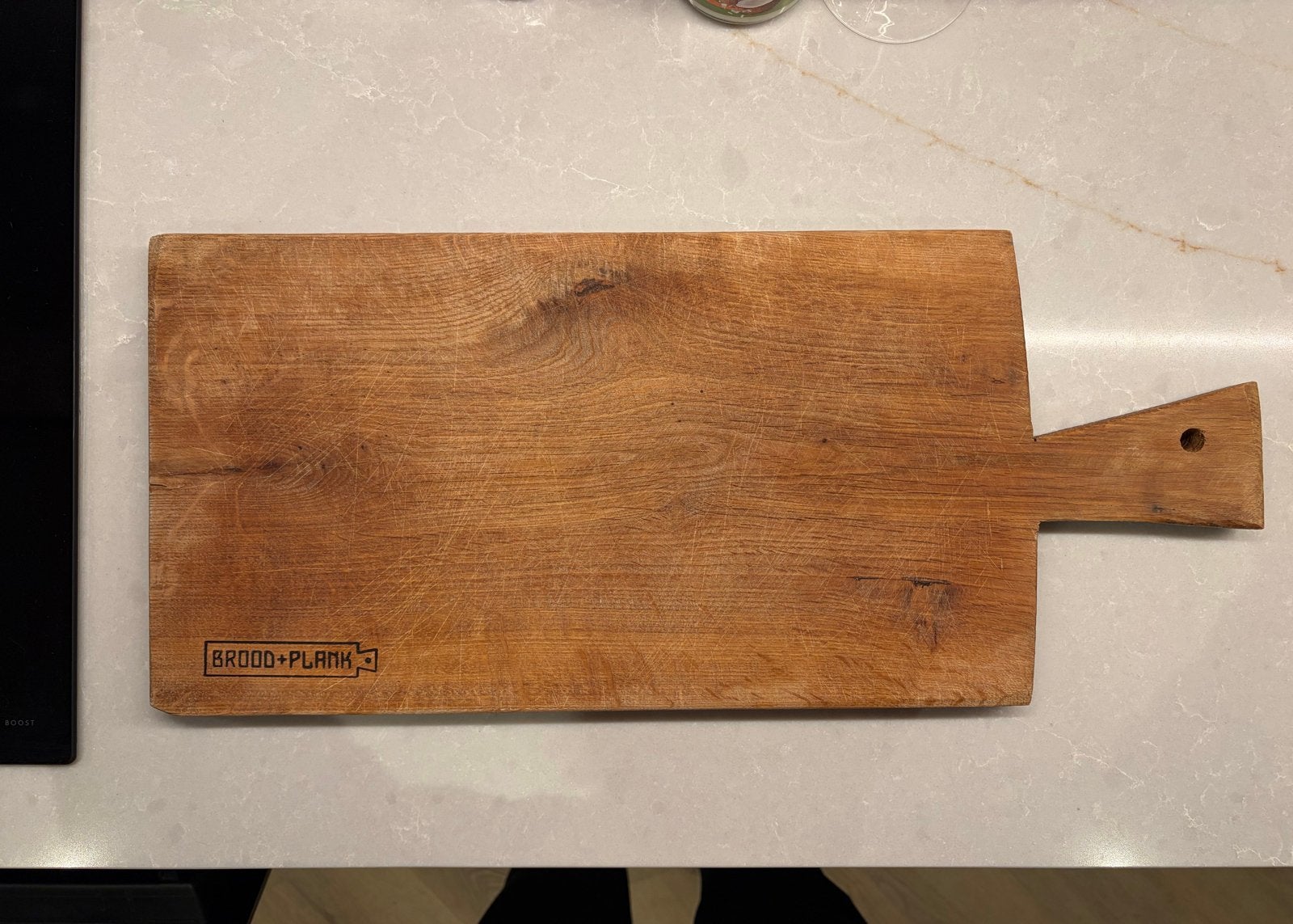 Grote houten snijplank/serveerplank - Brood+Plank, Ophalen, Gebruikt, Hout, Snij-/serveerplank
