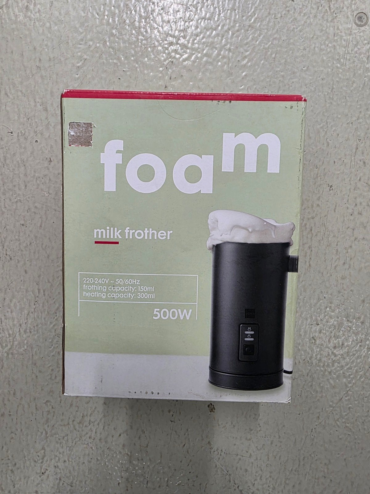 Hema Foam Melkopschuimer - Elektrisch, Ophalen of Verzenden, Nieuw, Elektrische melkopschuimer