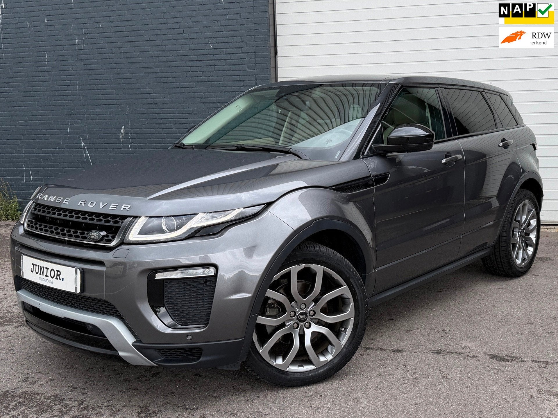 Land Rover Range Rover Evoque 2.0 Si4 HSE Dynamic PANORAMADA, Bedrijf, Vierwielaandrijving, SUV of Terreinwagen, Zilver of Grijs