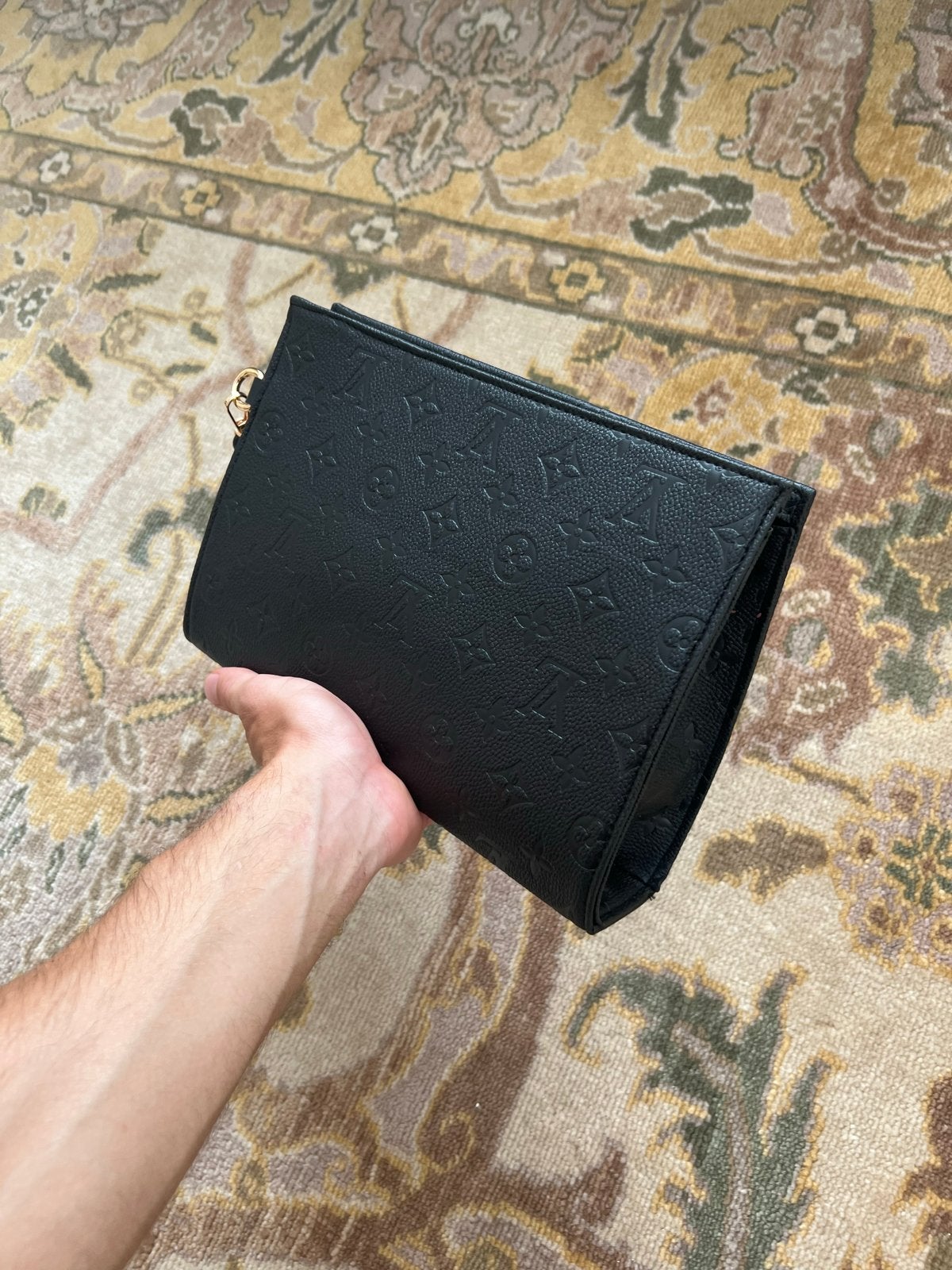 Louis vuitton clutch/ handtas, Ophalen of Verzenden, Zo goed als nieuw, Zwart, Handtas