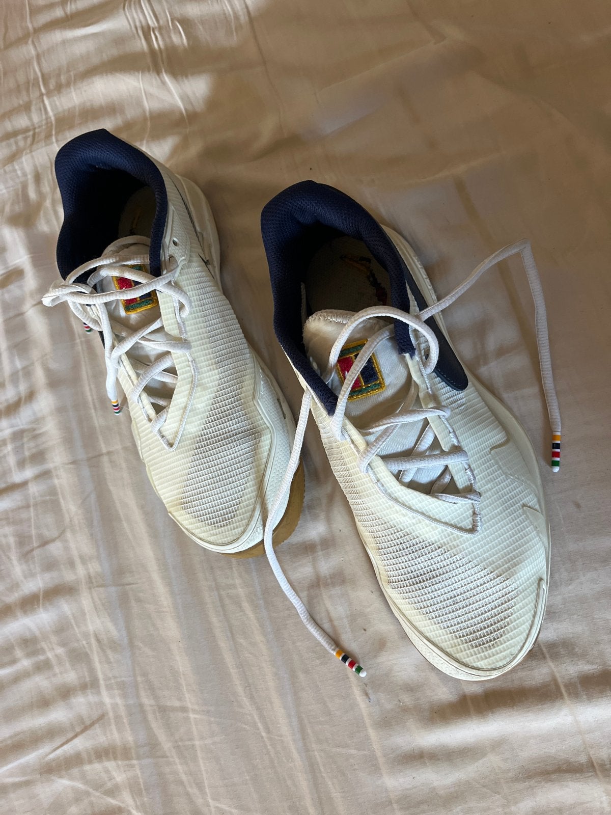 Nike Zoom sneakers wit/donkerblauw, maat 39, z.g.a.n., Ophalen of Verzenden, Zo goed als nieuw, Wit, Sneakers of Gympen