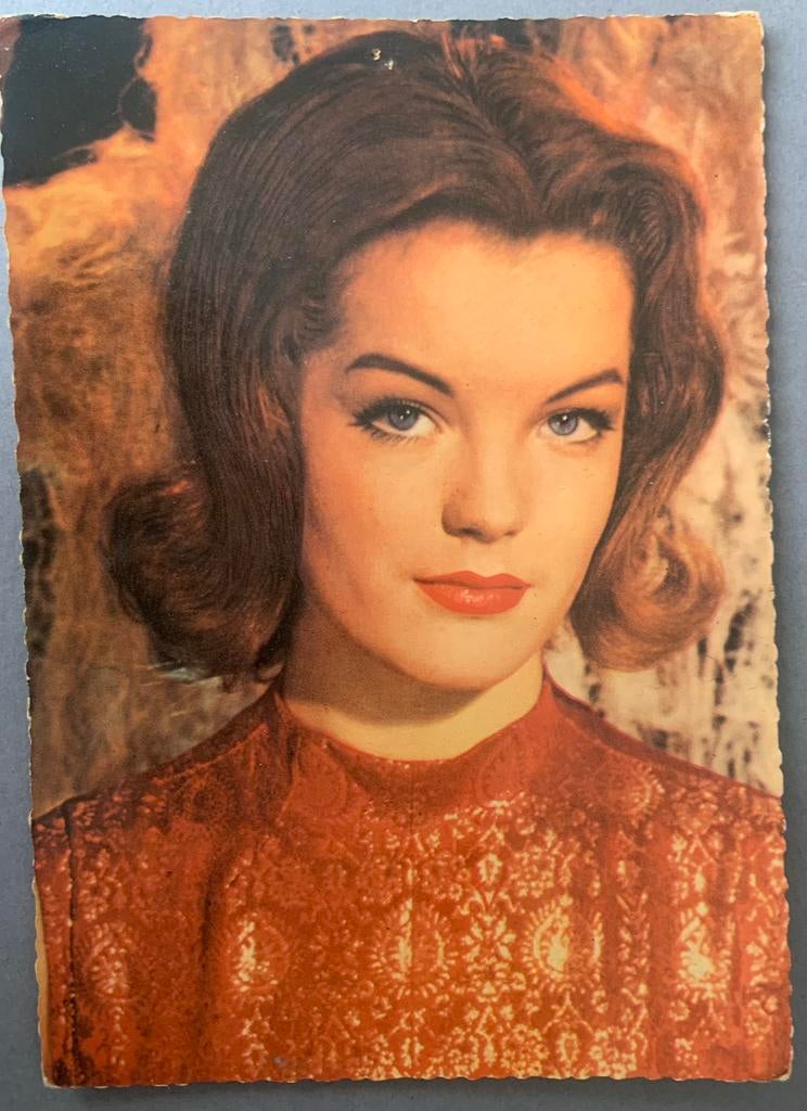 Romy Schneider kaart, Verzamelen, Ansichtkaarten | Themakaarten, Ophalen of Verzenden, Sterren en Beroemdheden