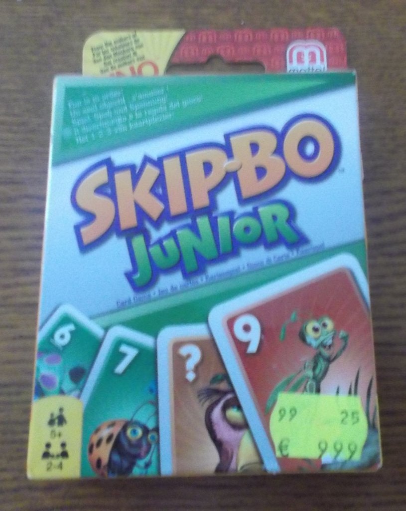 Skip-Bo Junior / Mattel Games, Een of twee spelers, Ophalen, Zo goed als nieuw, Mattel Games