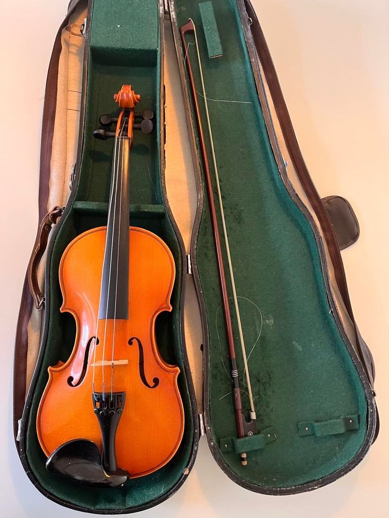 Viool 3/4, Muziek en Instrumenten, Strijkinstrumenten | Violen en Altviolen, Ophalen of Verzenden, Gebruikt, 3/4-viool, Met koffer