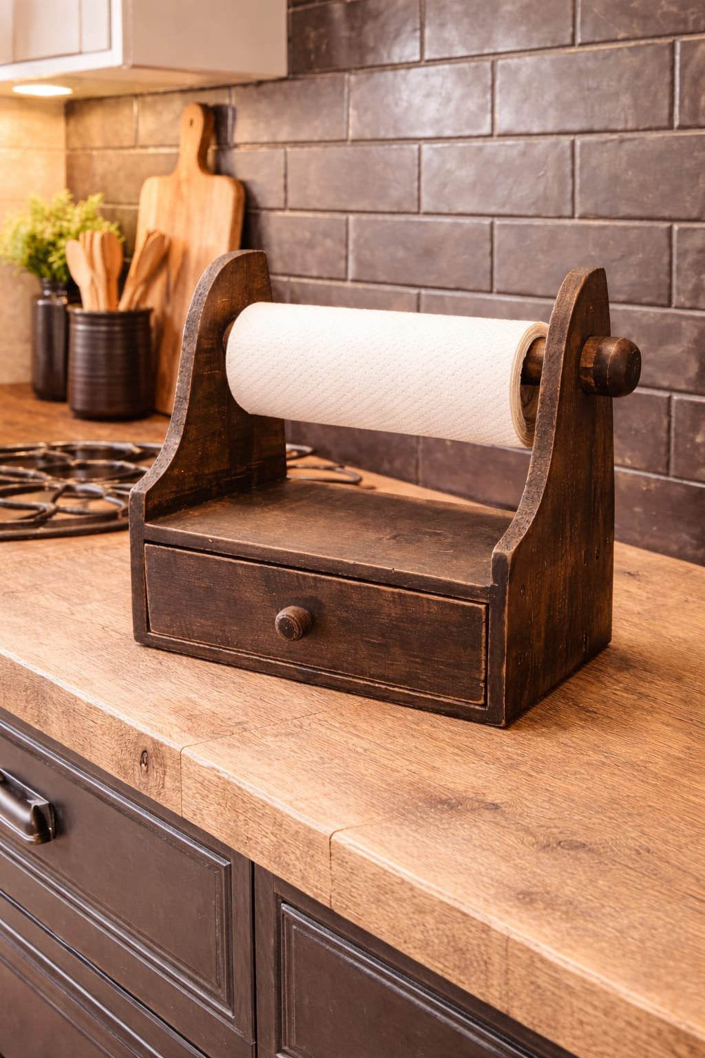 Landelijke keukenrolhouder, Huis en Inrichting, Keuken | Keukenbenodigdheden, Ophalen of Verzenden, Nieuw