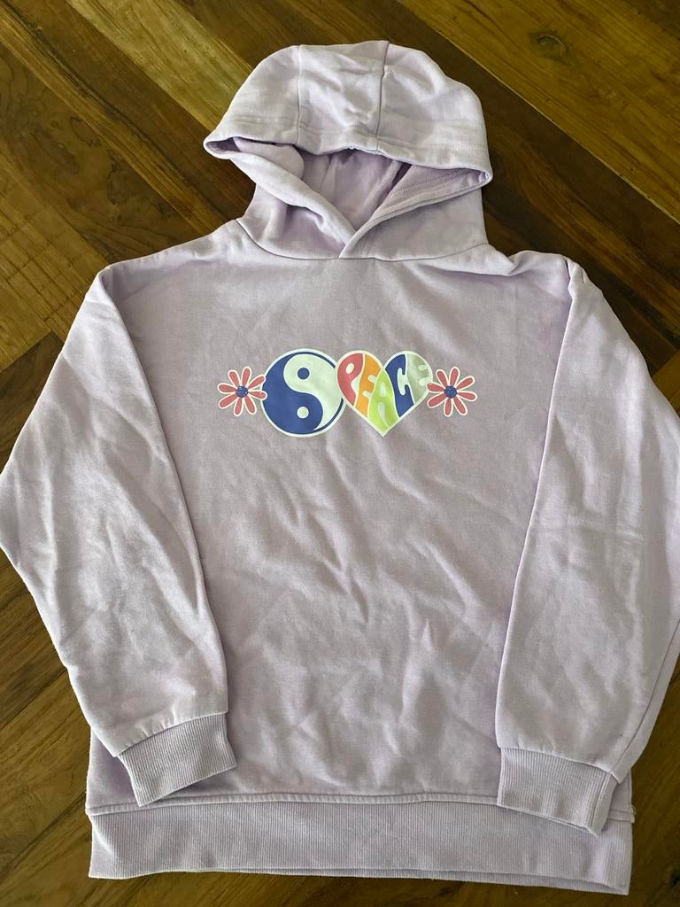 Primark Lila Hoodie Maat 140 (9-10 jaar), Ophalen of Verzenden, Gebruikt, Meisje