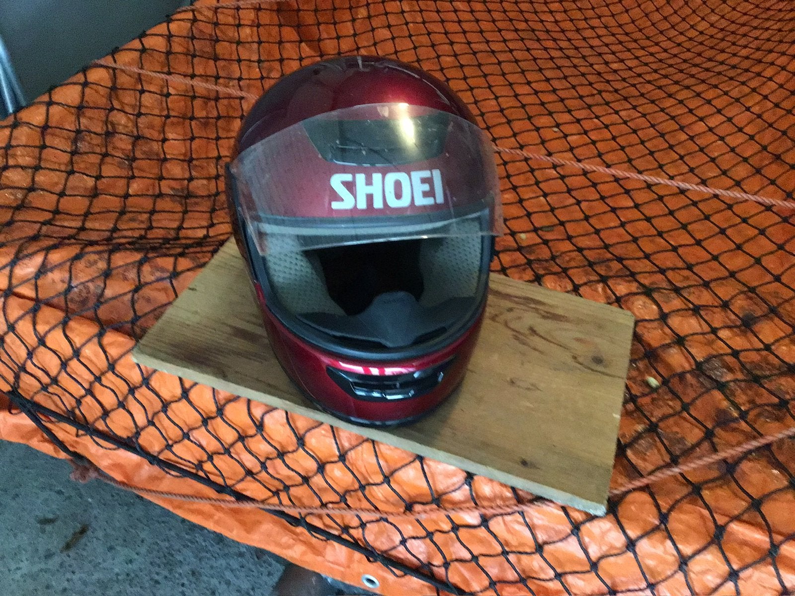 Shoei RXR helm mt. S en Genius helm M met reserve vizieren, Ophalen of Verzenden, Tweedehands, Integraalhelm, Shoei