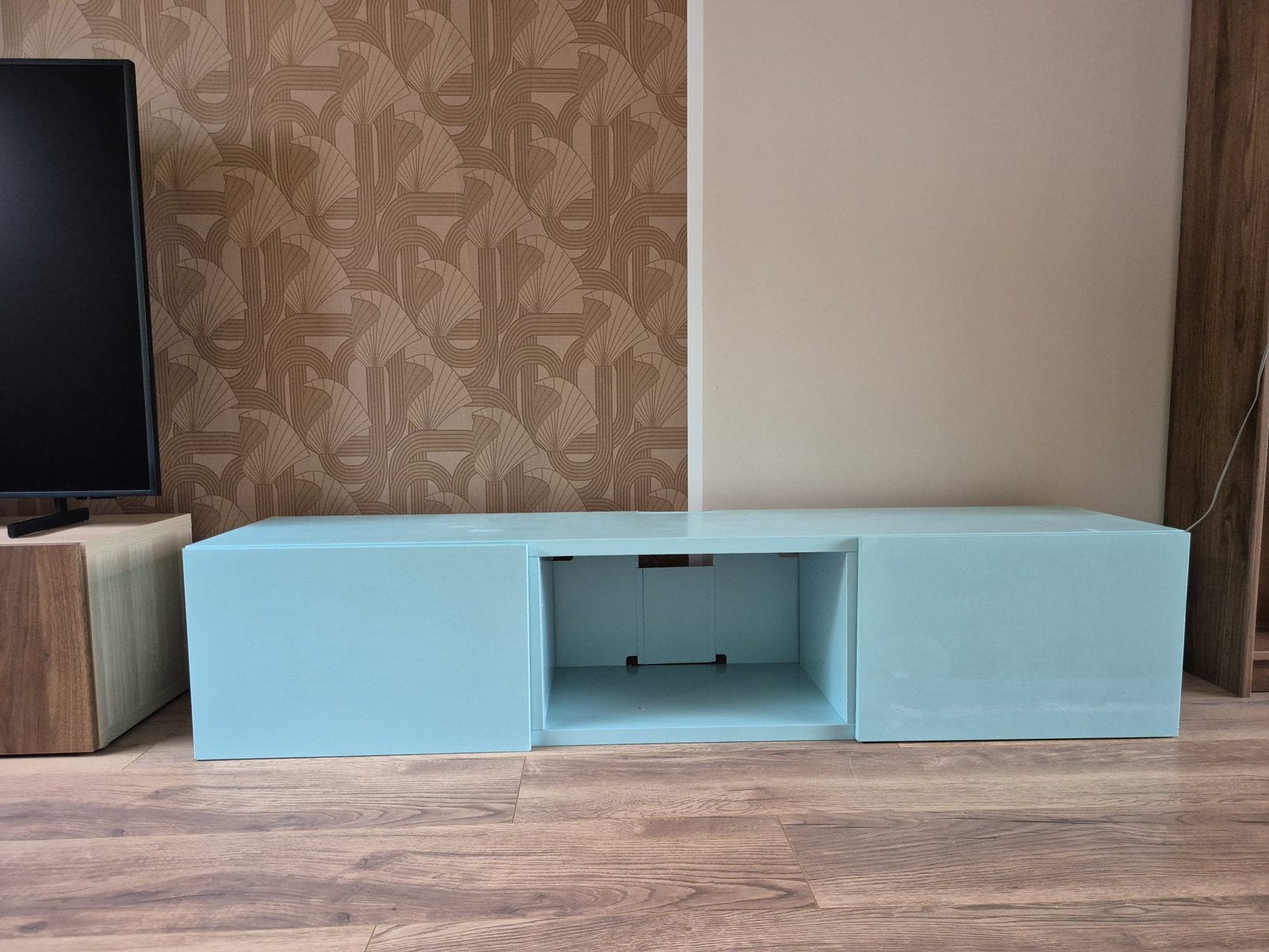 Gratis ikea Besta tv-meubel, Ophalen, 150 tot 200 cm, Zo goed als nieuw, Minder dan 100 cm