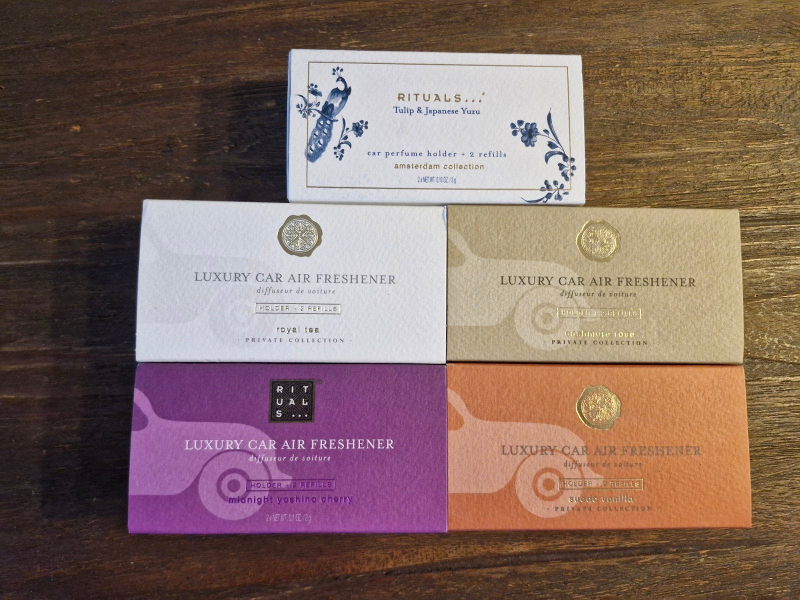 Rituals autoparfum privatecollection houder +vullingen nieuw, Ophalen of Verzenden, Nieuw