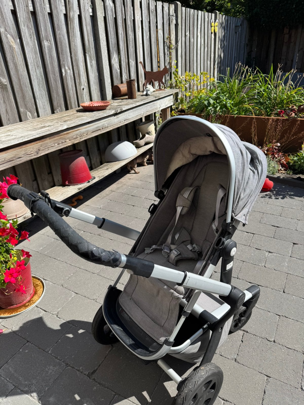 Joolz kinderwagen. Compleet met voetenzak., Gebruikt, Verstelbare duwstang, Ophalen, Kinderwagen
