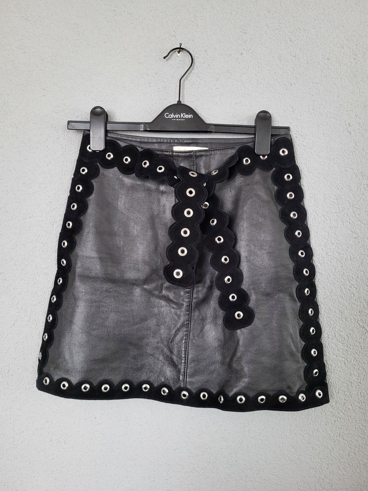 Maje echt leren rokje maat XS, Kleding | Dames, Verzenden, Zwart, Maat 34 (XS) of kleiner, Boven de knie
