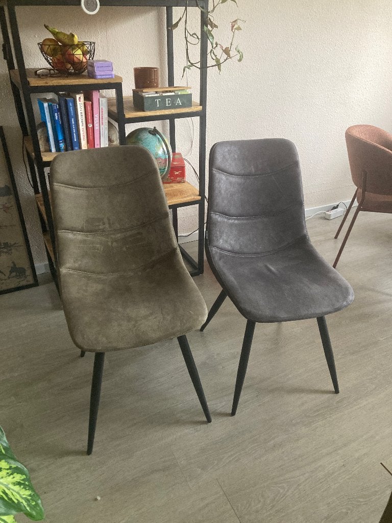 MX Sofa eetkamerstoelen - 2 stuks, Huis en Inrichting, Twee, Overige kleuren, Ophalen of Verzenden, Zo goed als nieuw