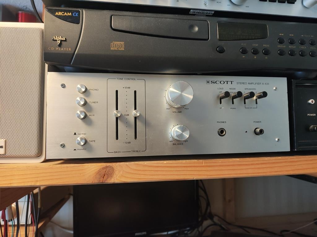 Scott versterker, Audio, Tv en Foto, Ophalen, Minder dan 60 watt, Overige merken