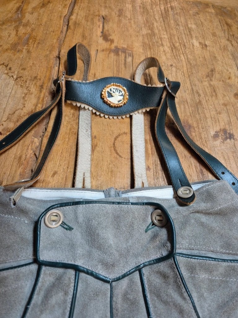 Mooie kinder lederhosen, Handgemaakt, Djt@dejuistetoon.eu, Ophalen of Verzenden, Zo goed als nieuw
