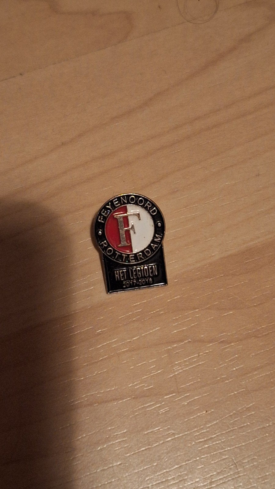 Feyenoord Pin 'Het Legioen' 2017-2018, Ophalen, Gebruikt, Sport, Speldje of Pin