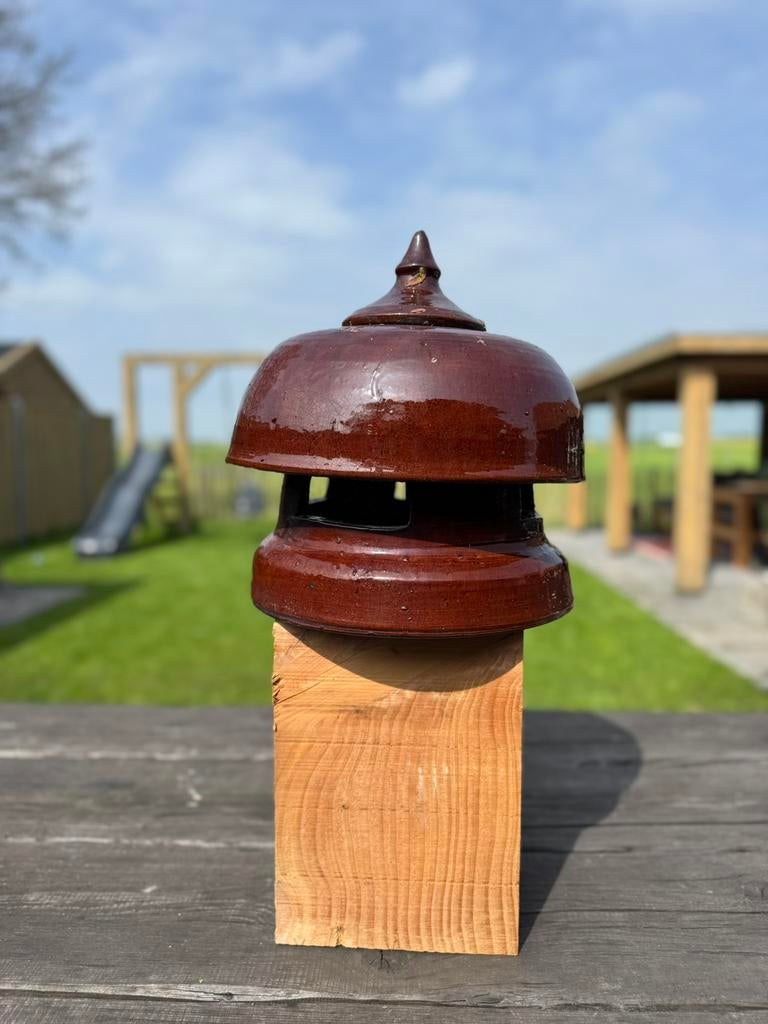 NIEUW! Prachtige Antieke Keramische Schoorsteenpot, Ophalen of Verzenden