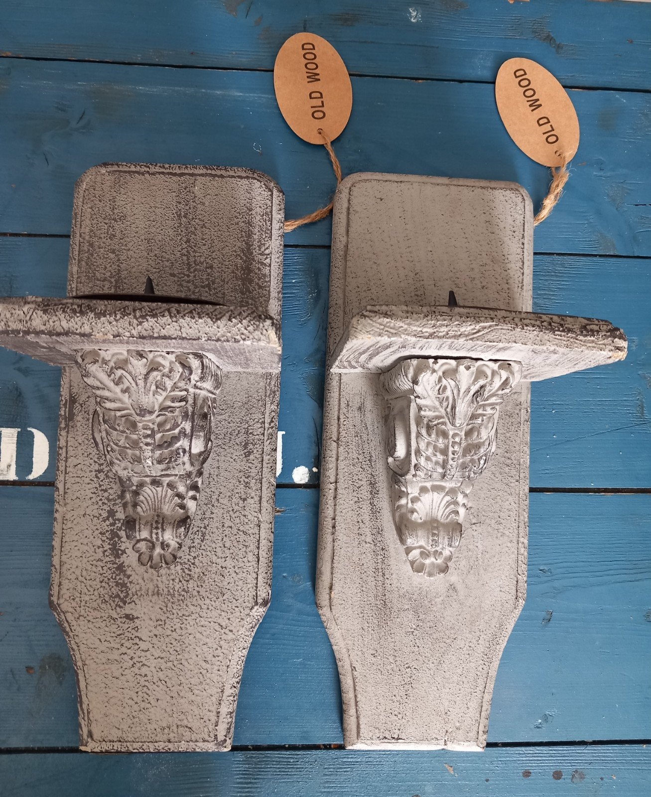 2 stuks nieuwe landelijke wandkandelaren, Ophalen of Verzenden