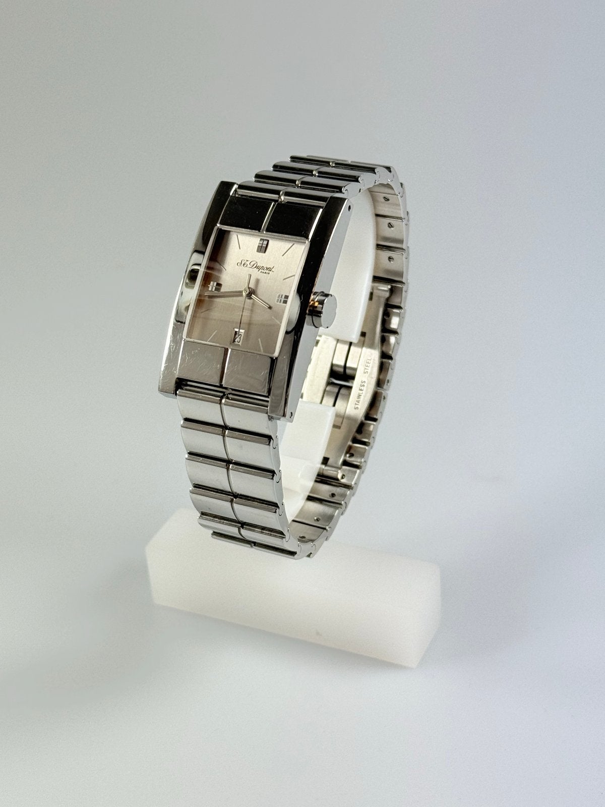 S.T. Dupont Datum Display Horloge, Antiek en Kunst, Antiek | Klokken, Ophalen of Verzenden