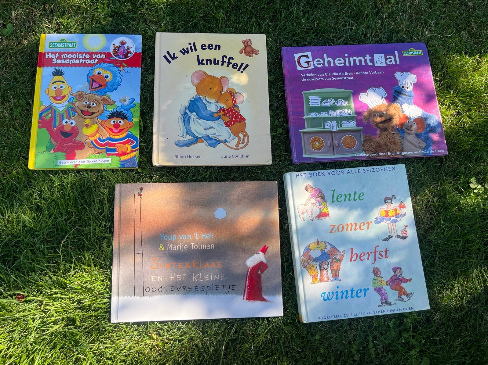 Kinderboeken: Sesamstraat, Sinterklaas, Seizoenen, Knuffel, Ophalen, Gelezen, Fictie algemeen