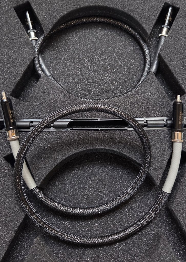 Silent Wire NF 44 AG (High End RCA-Cable) NP: 2400€, Ophalen of Verzenden, Zo goed als nieuw, Minder dan 2 meter, Interlink-kabel