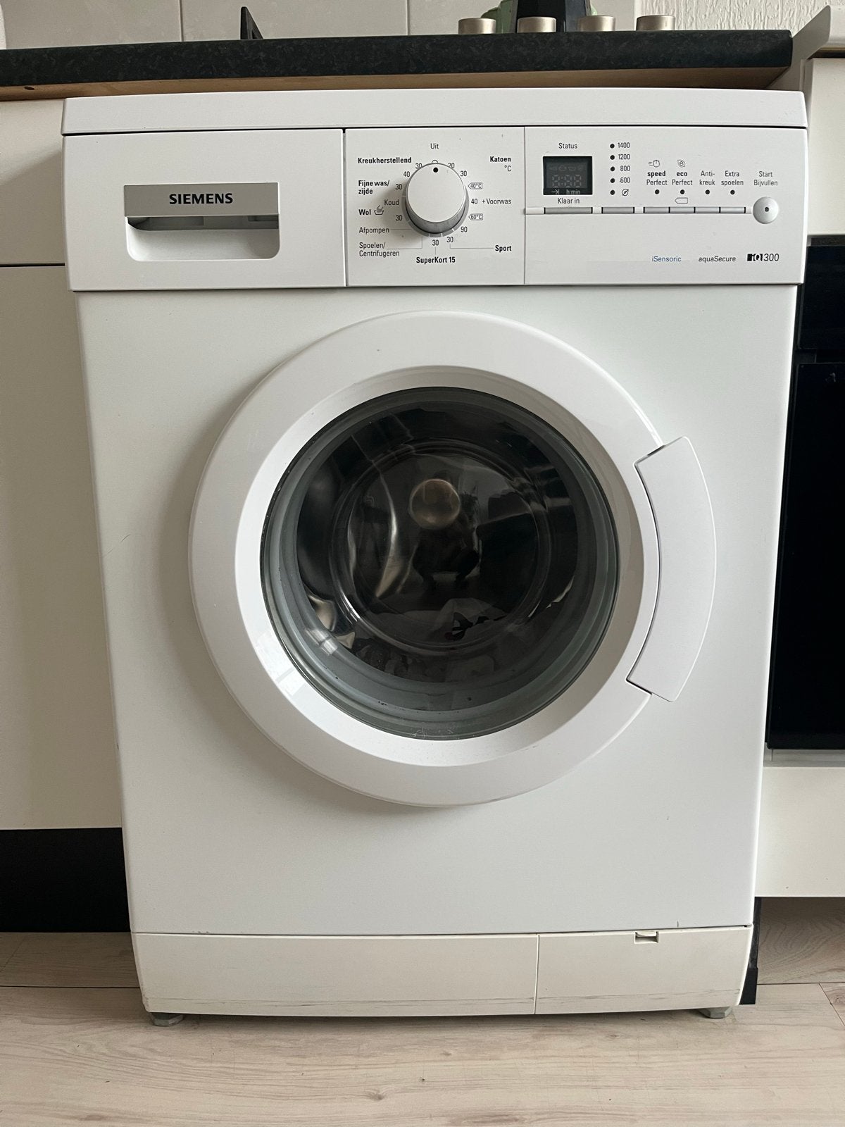 Siemens wasmachine, Ophalen, Gebruikt, Voorlader, Kort programma