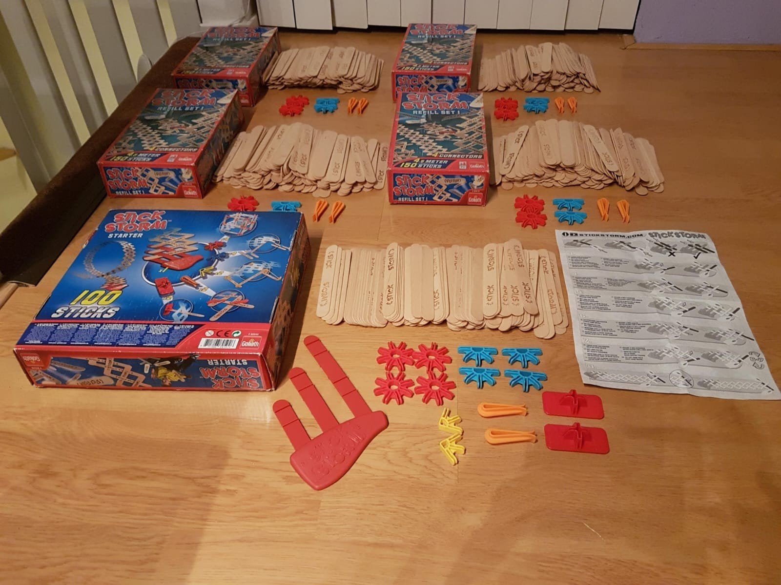 Stick Storm Starter set & 4 navulsets. Totaal 700 stokjes!, Ophalen of Verzenden, Nieuw