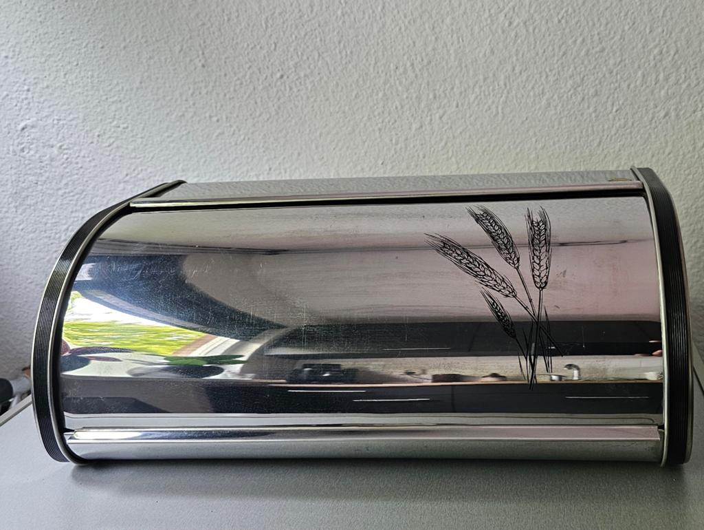 Vintage Brabantia broodtrommel, Ophalen of Verzenden, Gebruikt
