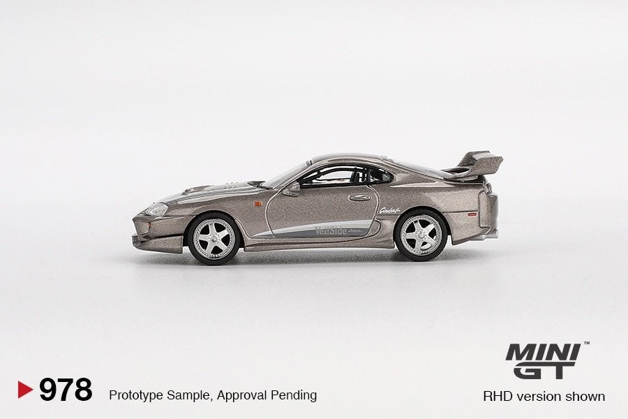 Mini GT 1:64 Toyota Supra VeilSide Combat V-II Combat Grey, -, Nieuw, Ophalen of Verzenden, -