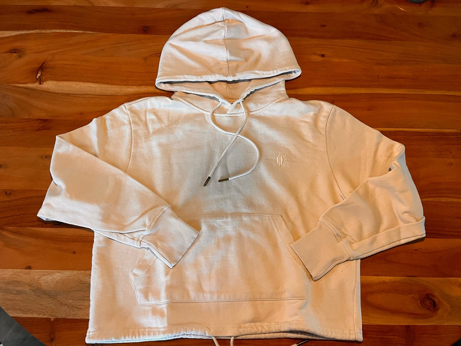 Daily Paper Hoodie - Crème - Maat S, Ophalen of Verzenden, Zo goed als nieuw, Maat 36 (S), Beige