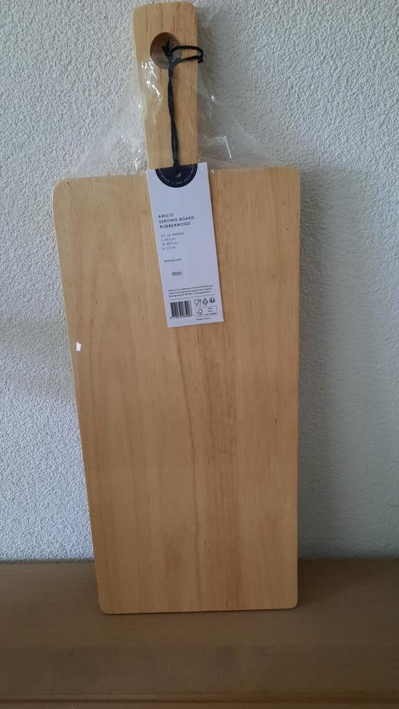 Serveerplank, Ophalen, Nieuw