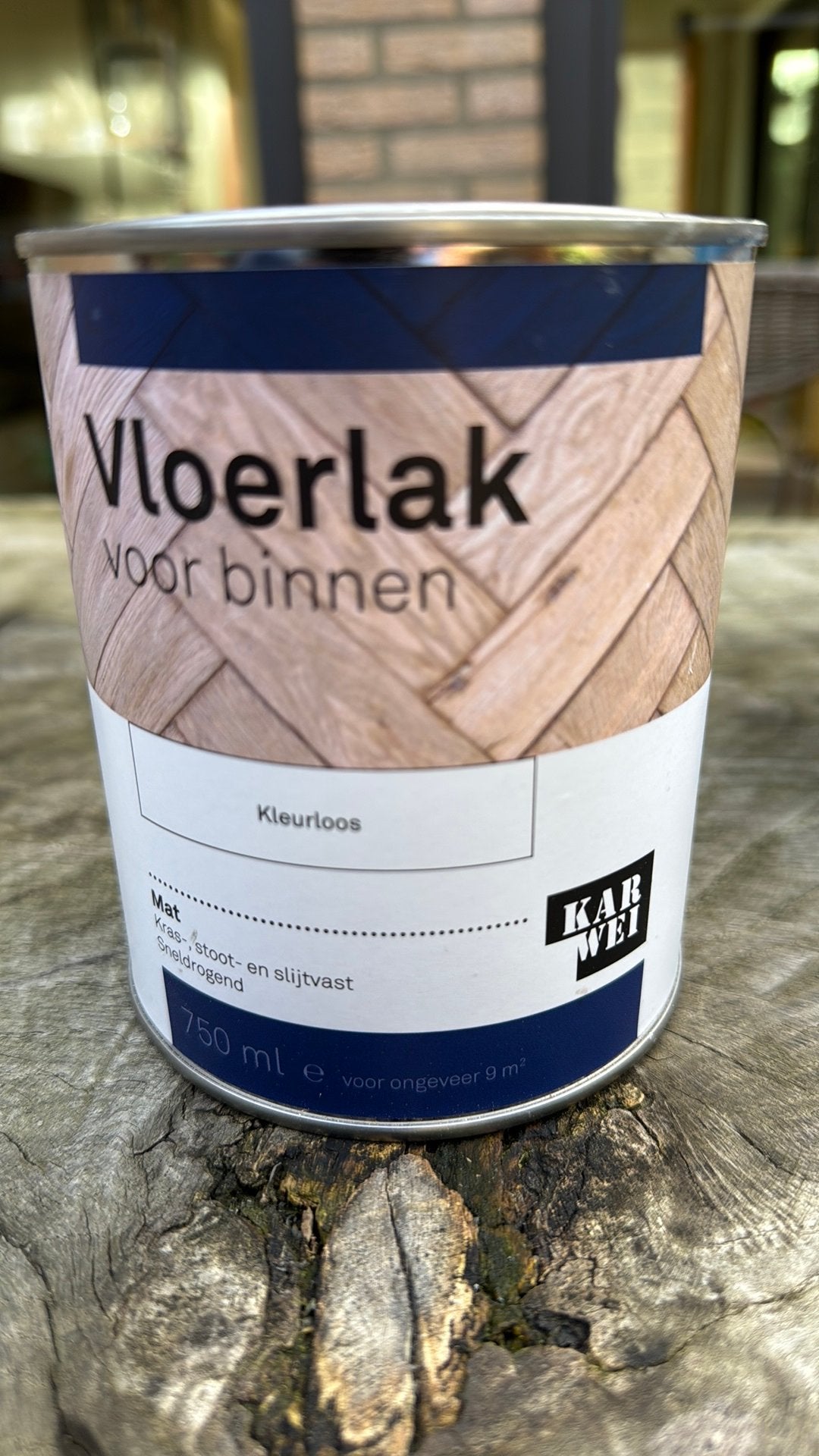 Half vol blik vloerlak ! 5 vierkante meter, Ophalen, Zo goed als nieuw, Wit