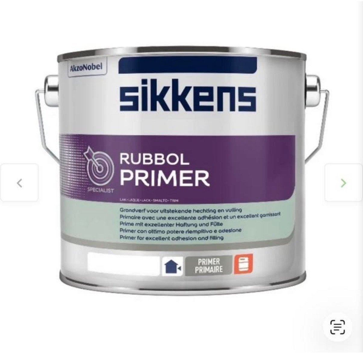 Sikkens Rubbol Primer Ral 7016 2.5L Nieuw, Verzenden, Nieuw, Grijs, Lak