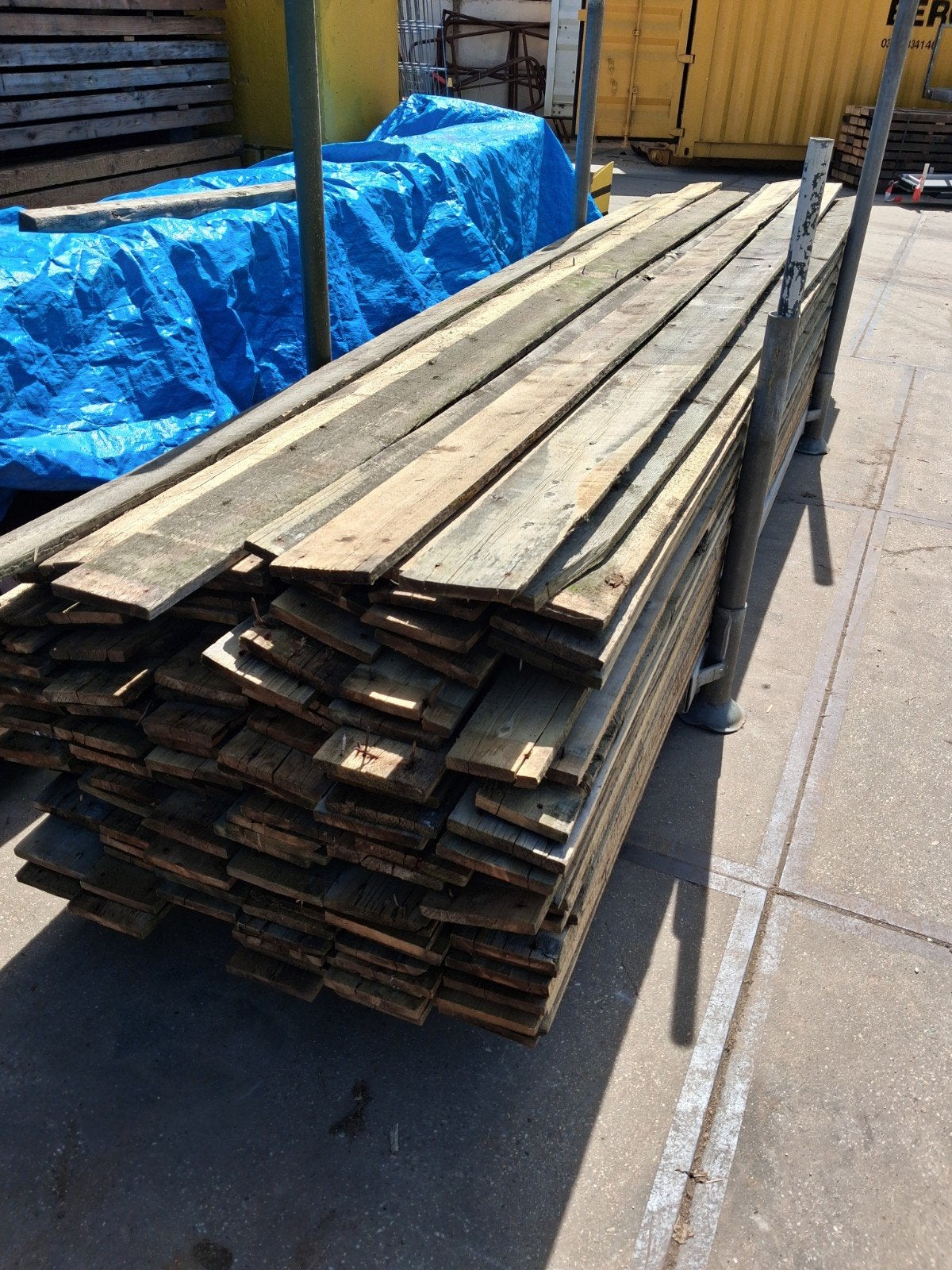 Geïmpregneerde schuttingplanken 145x18mm lengte 420cm, Ophalen of Verzenden, Hout, Minder dan 3 meter, 1 tot 2 meter