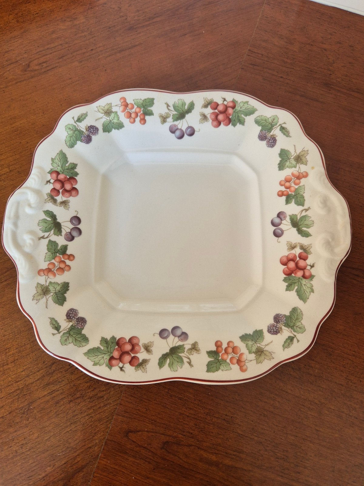Wedgwood Queen's Ware Provence serveerschaal, Ophalen, Landelijk/Boerenbont, Zo goed als nieuw, Wedgwood